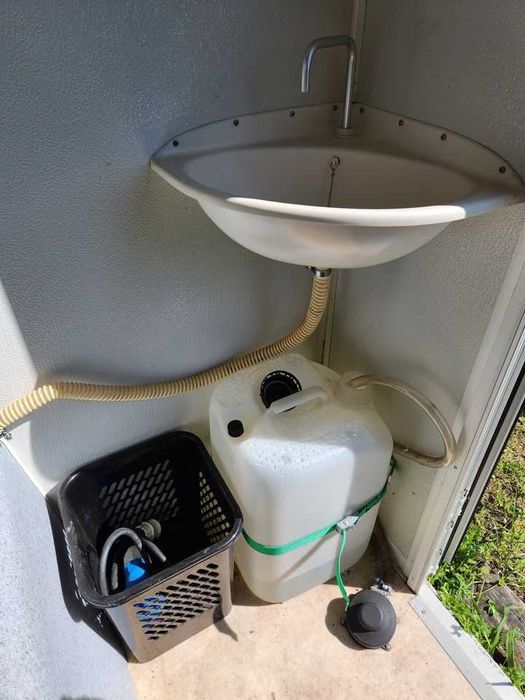 Ubikacja budowlana mobilna zbiornik asenizacyjny Arnpro wc danfo