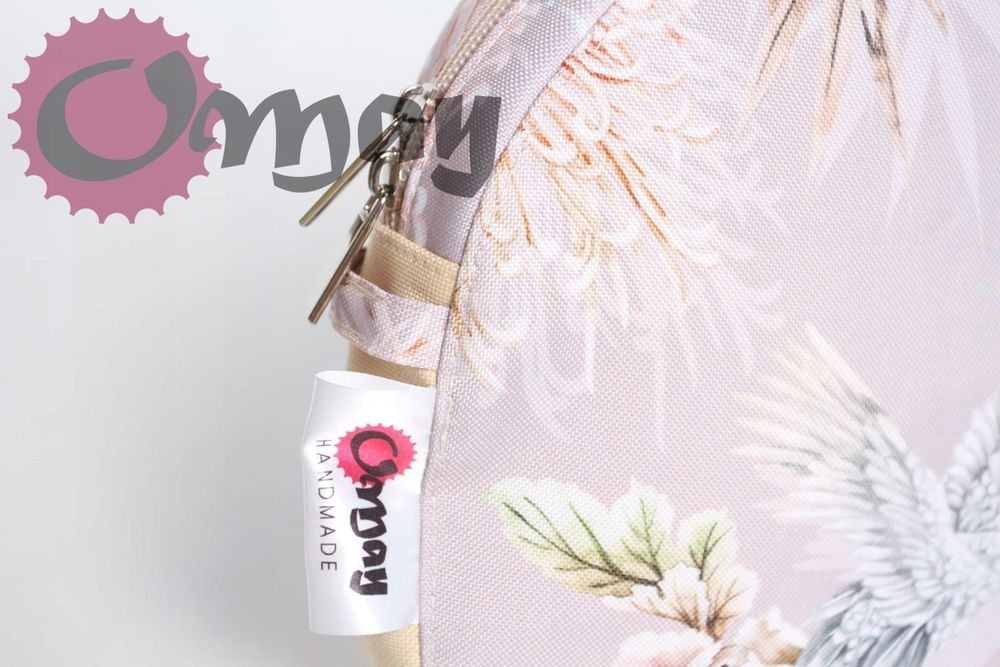 organizer Wkład do OBAG MOON LIGHT kwiaty brudny róż beż humus OMAY