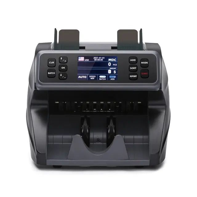 Nova! Máquina contar notas misturadas totalizadora  dinheiro