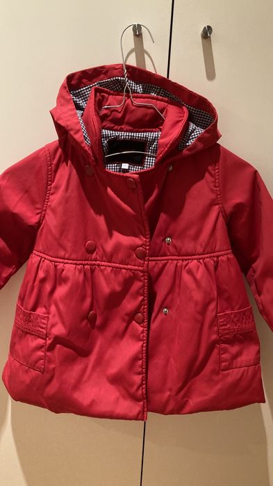 Parka Jacadi vermelha, menina, 36 meses