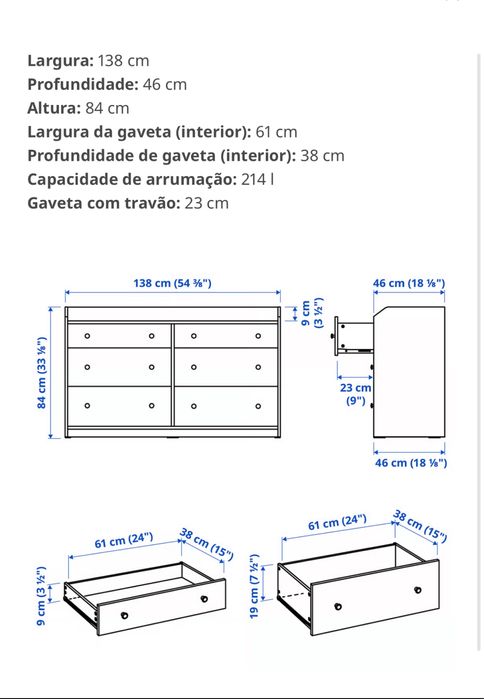 Cómoda Hauga ikea .