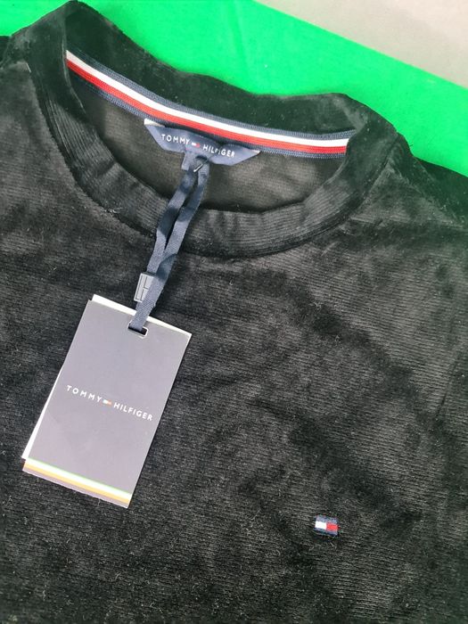 Tommy Hilfiger Komplet dresowy męski welur L