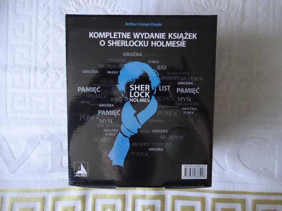 SHERLOCK HOLMES - Arthur Conan Doyle 9 Tomów_Wyd. kompletne Etui _NOWA