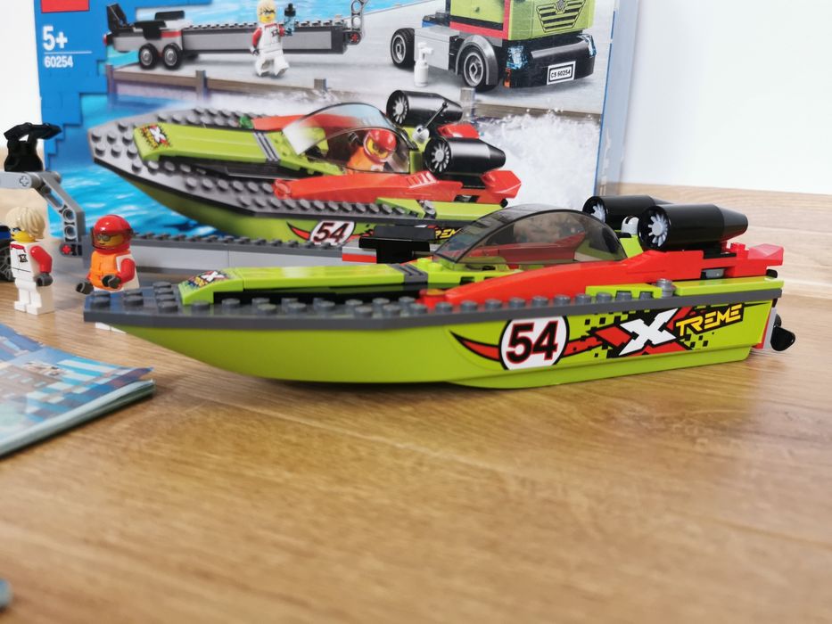 ゆち LEGO City 60254 Transporter łodzi wyścigowej • Cena, Opinie - Allegro