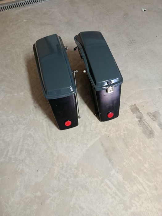 Malas laterais para dynas Harley Davidson usadas adaptadas para Dyna glide e outras dynas das adaptadas para Dyna glide