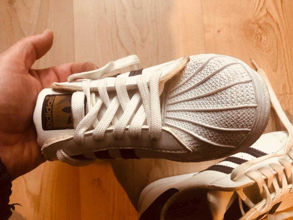 Buty damskie sportowe adidas superstar białe roz 38 jak nowe!