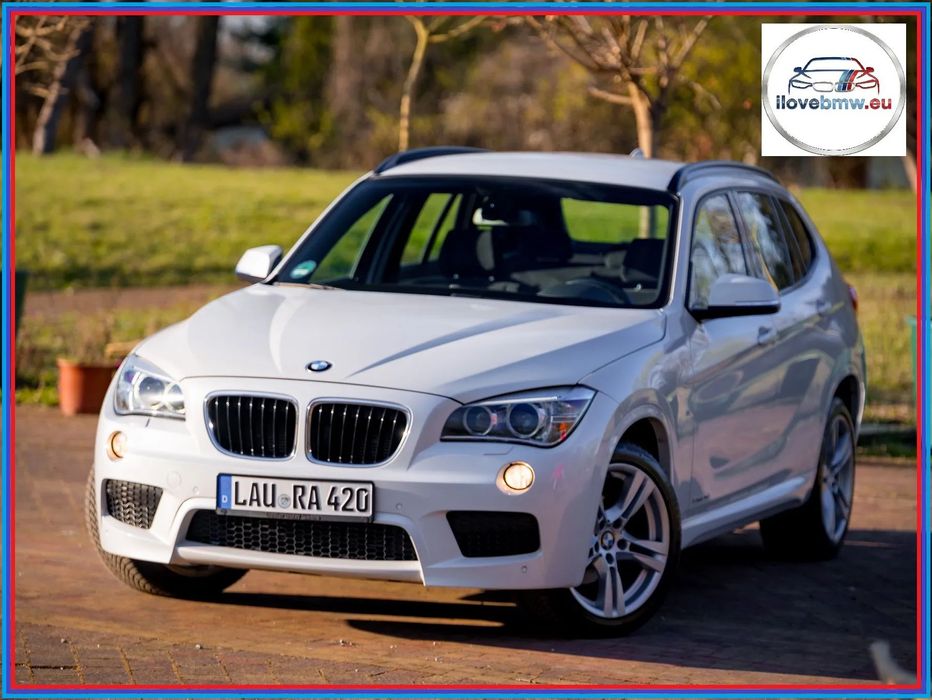 BMW X1 2.0D 184KM MPakiet BiałaPERŁA Alcantara Webasto BiXenon Navi Alu18