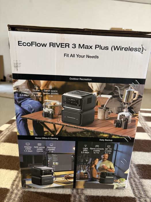 Ecoflow River 3 max plus Wireless 1200W