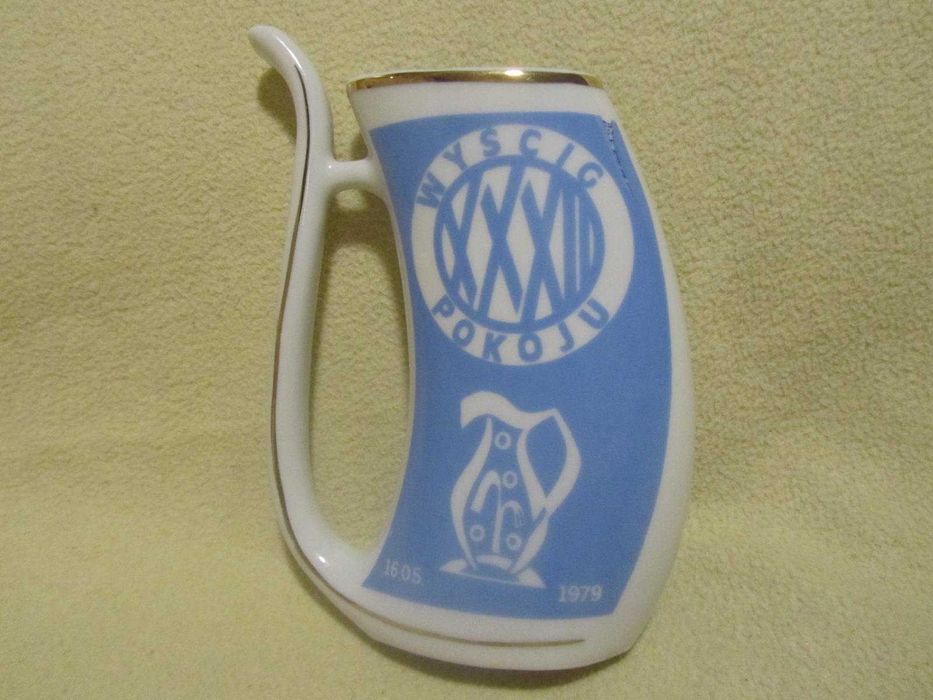 Kubek "Wyścig Pokoju"do picia wody zdrojowej (pijałka)