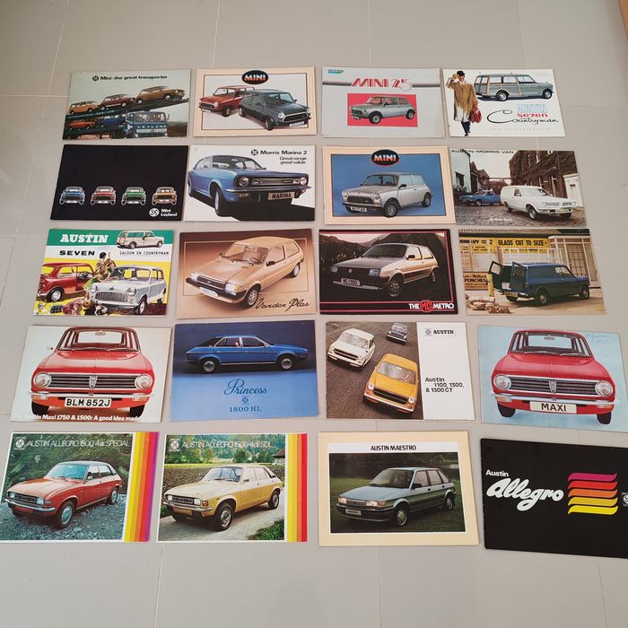 Catálogos Rover, MG, British Leyland, Austin Morris