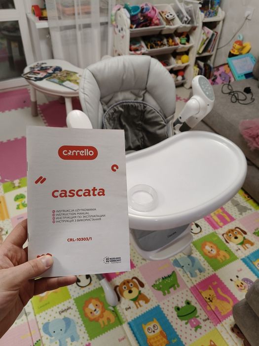 Продам стільчик/гойдалку для годування Carrello Cascata