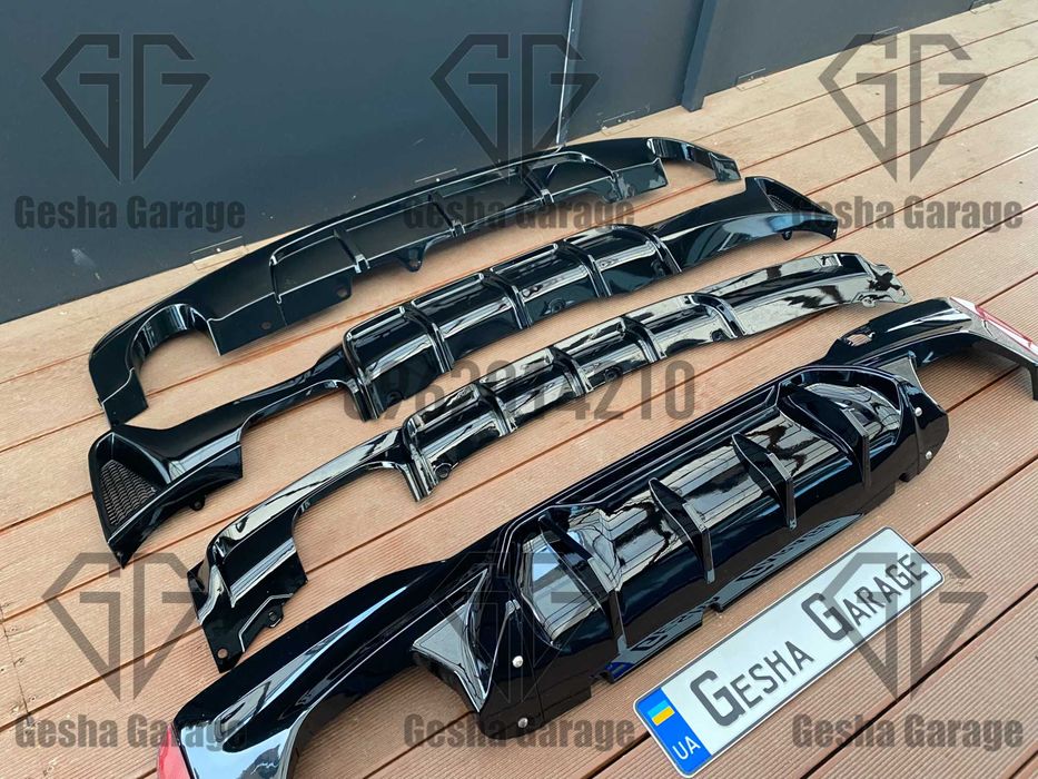 Тюнінг накладка на задній бампер БМВ BMW f90g11g12g01g02f30G20f32f33