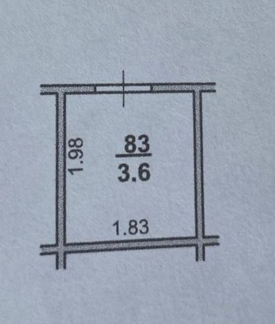 Кладовка (комірка) в оренду  3.6 кв. м.