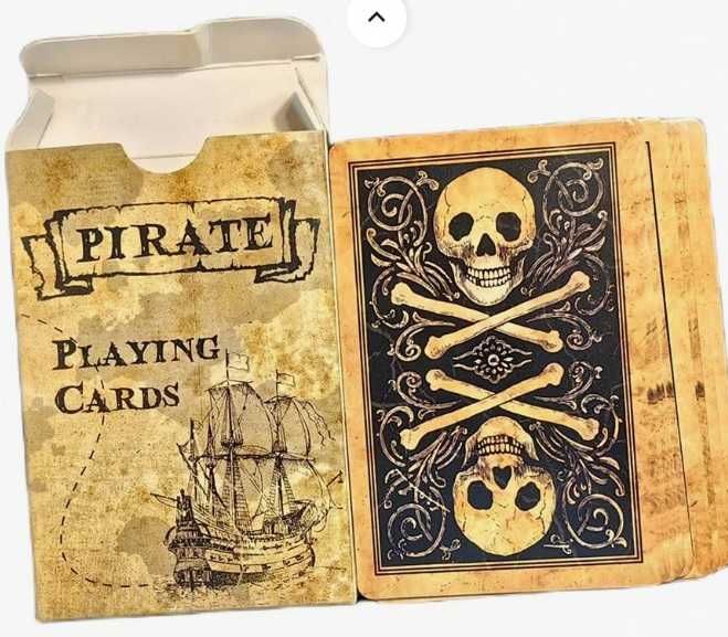 Jogo Baralho de 54 Cartas Piratas Novo