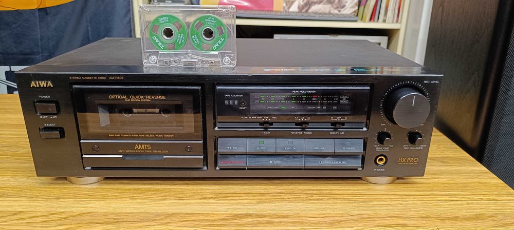 Кассетна дека Aiwa AD-R 505 ( відео роботи) !