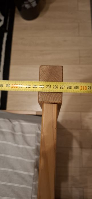 Łóżko Ikea Hemnes + 2x materac