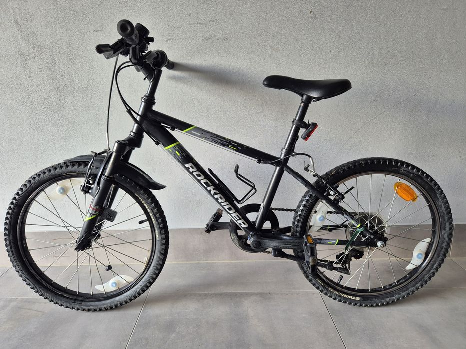 Rower dziecięcy B'Twin 20 cali Rockrider czarny Decathlon