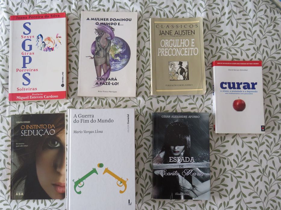 Livros de vários temas, alguns novos!
