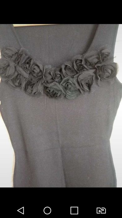 Sukienka czarna elastyczna r. Uniwersalny Oversize