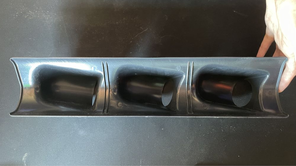 Suporte de informacoes do carro lado esquerdo preto