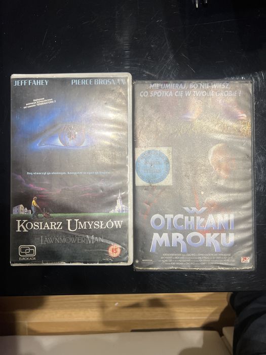 Kasety Vhs  Kosiarz Umyslow i  W otchłani mroku