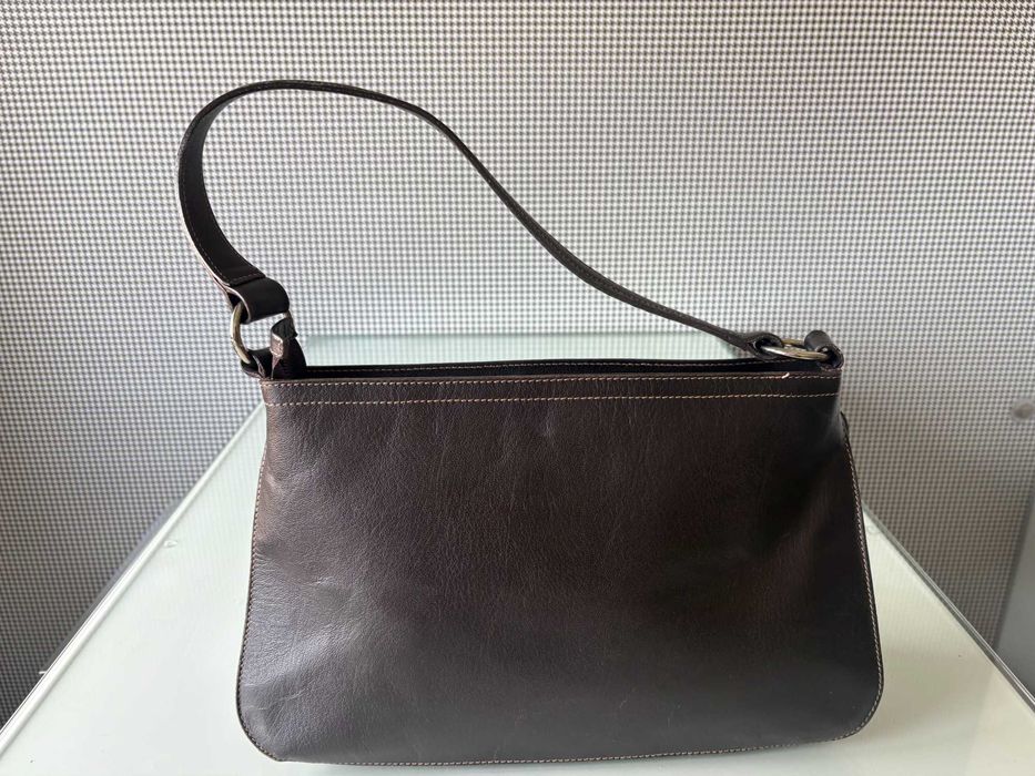 Mala Furla castanha autêntica