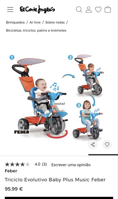 Triciclo Feber evolutivo