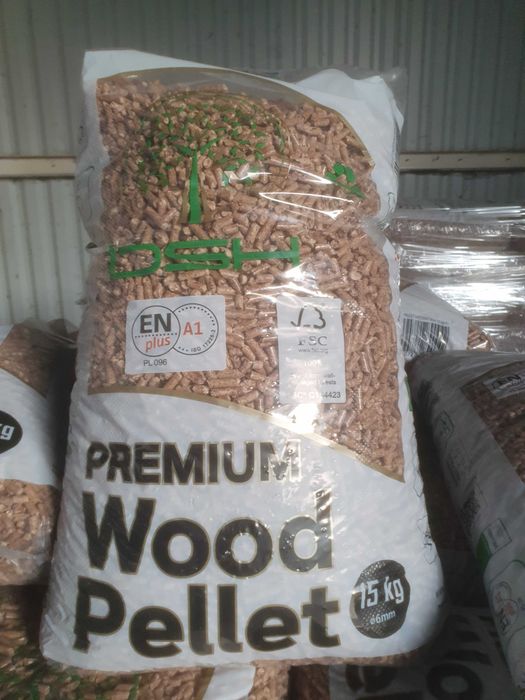 Pellet drzewny Bio-Pellet Kuzio Drewnoland Olczyk BSH GLF A1 6mm