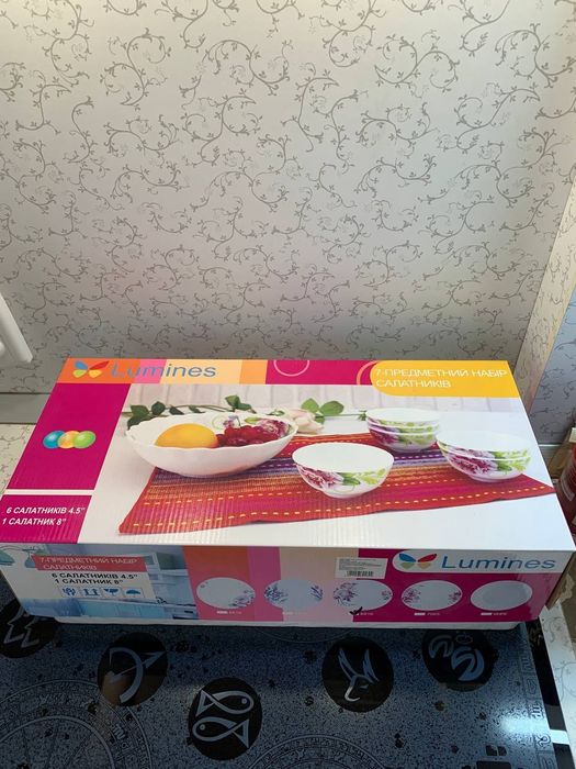 Набір салатників склокерамічних