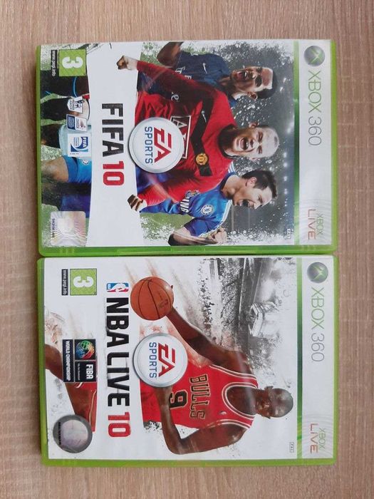 Xbox 360 FIFA 10 та NBA 10