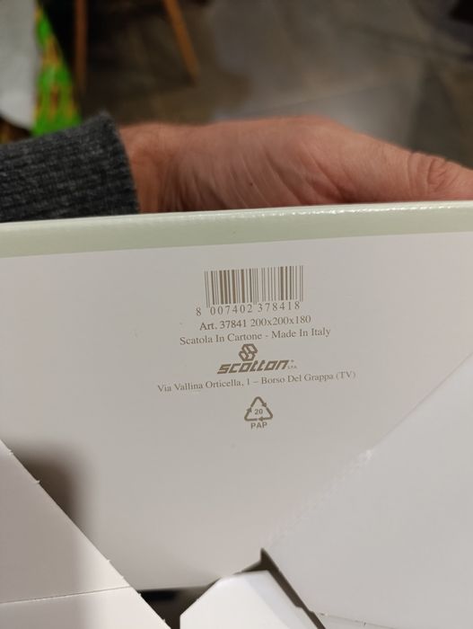 6 Caixas Cartão Scotton NOVAS