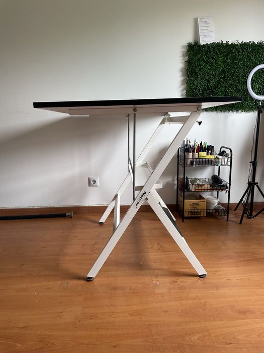 Conjunto Mesa de arquiteto +Máquina de desenhar + cadeira de estirador
