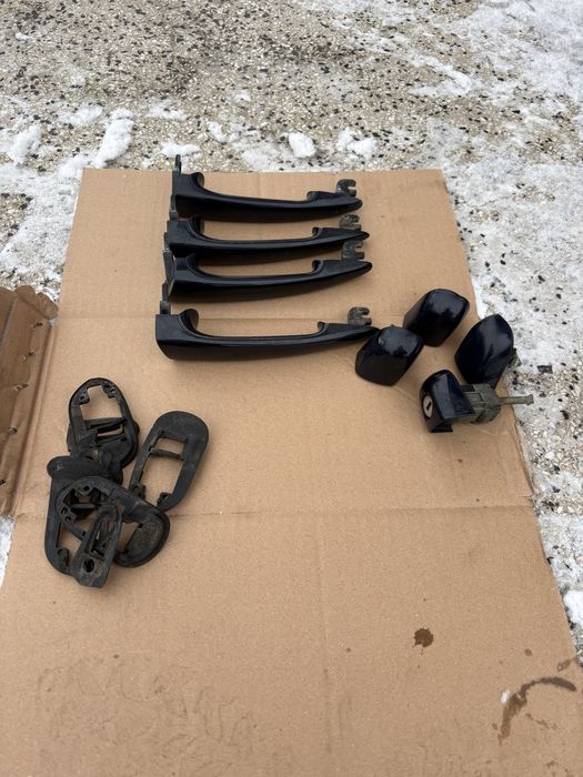 Klamki zewnętrzne bmw e46 sedan touring orientblau metalic