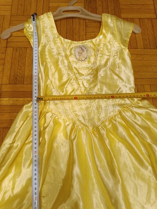 Sukienka na bal karnawałowy Bella żółta 116/122