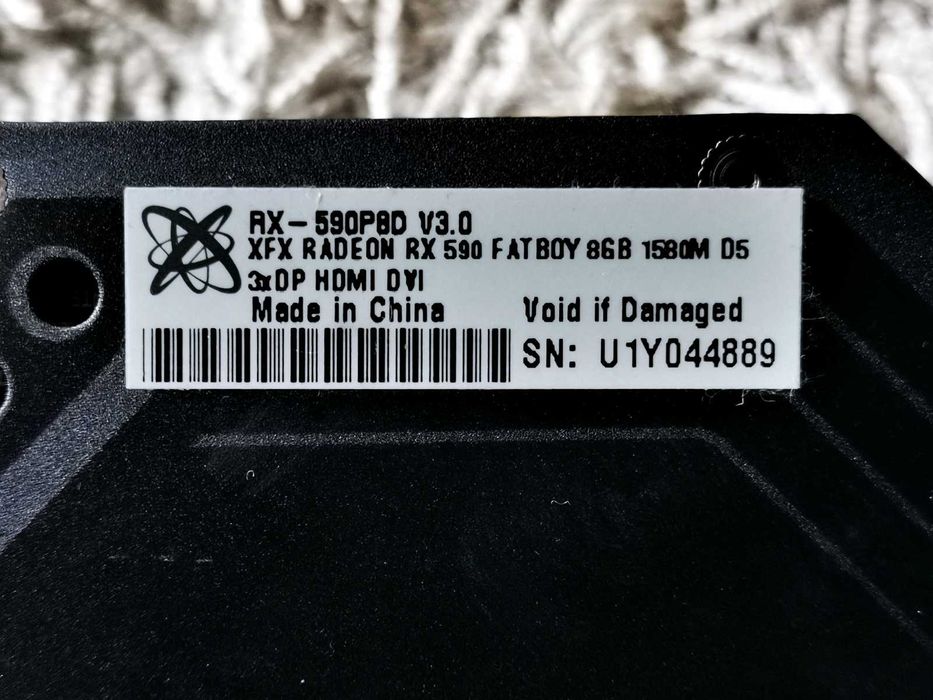 xFx 8GB Radeon Rx 590 Series - Karta graficzna