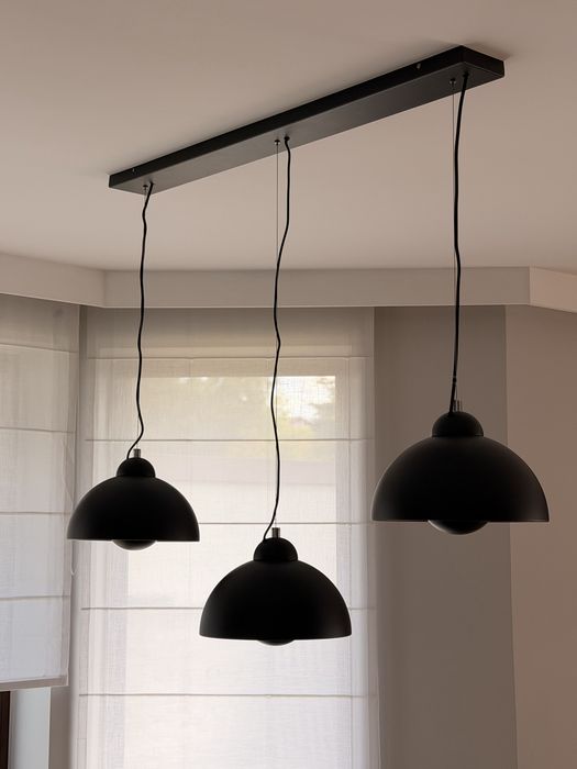 Lampa sufitowa Trio Atelier czarno złota