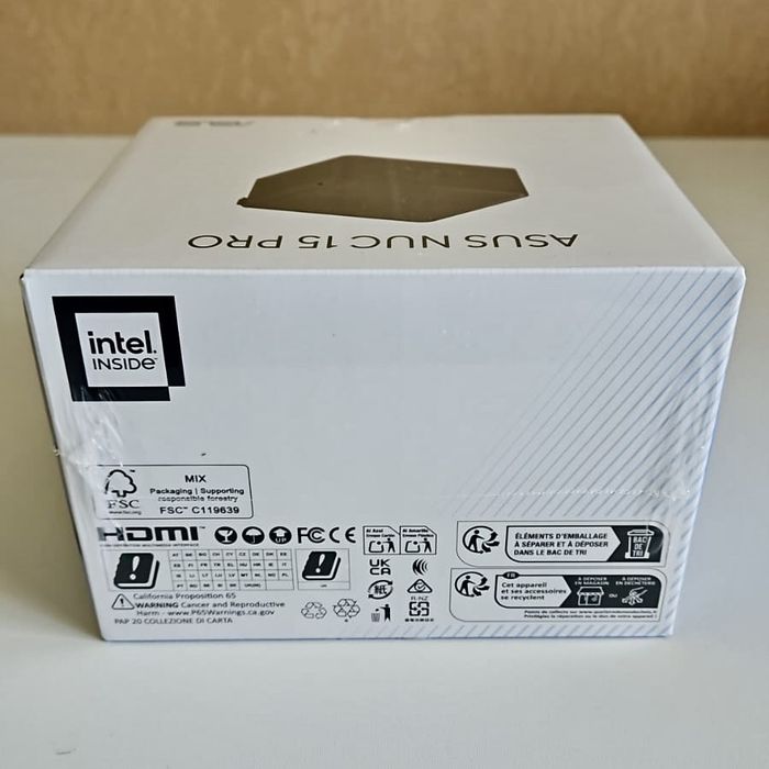 Новий Персональний комп'ютер Міні ПК Неттоп (Barebone) ASUS NUC 15 Pro