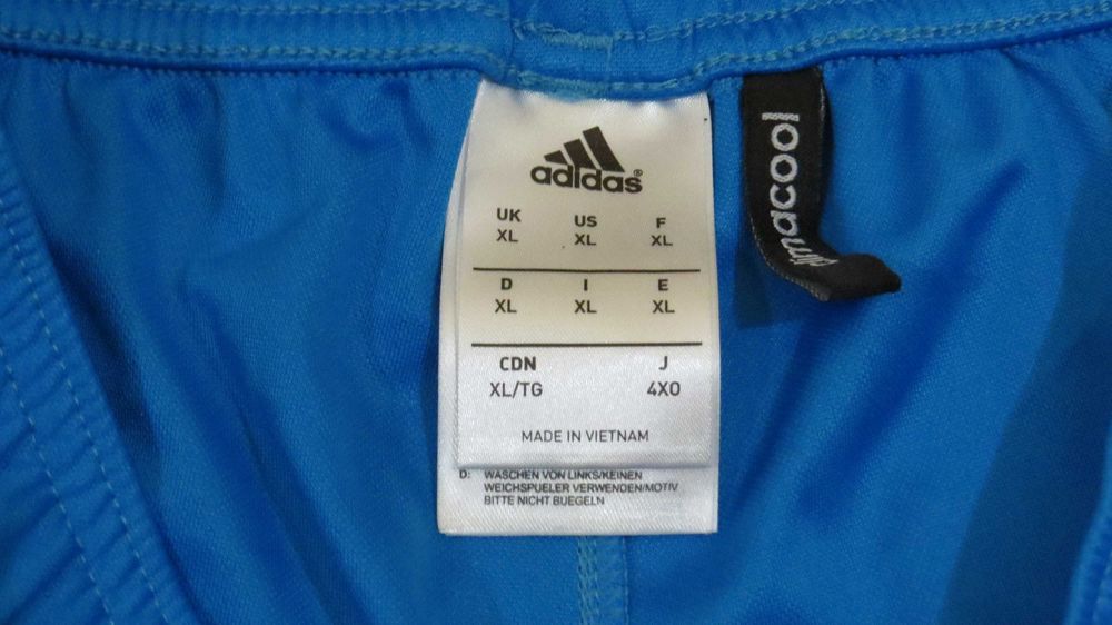Calções Adidas Azuis com bolsos (XL) - Originais