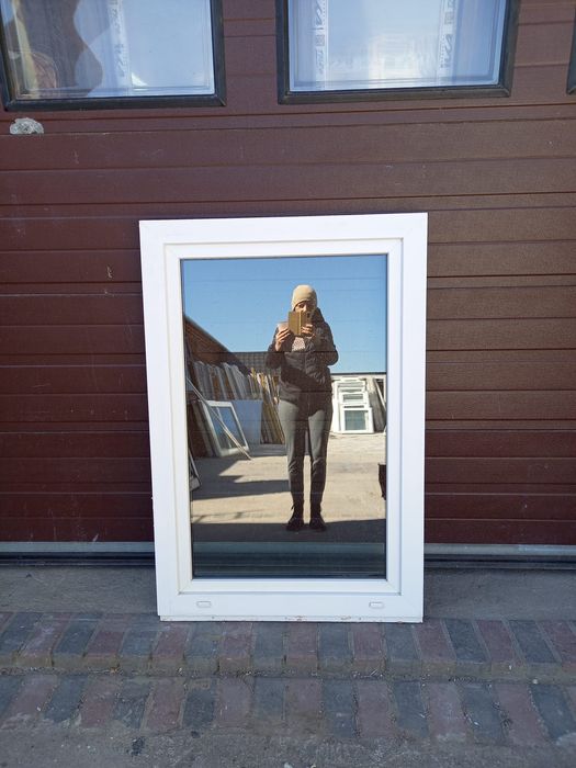 Okna pcv 90x132 plastikowe okno używane DOWÓZ CAŁY KRAJ