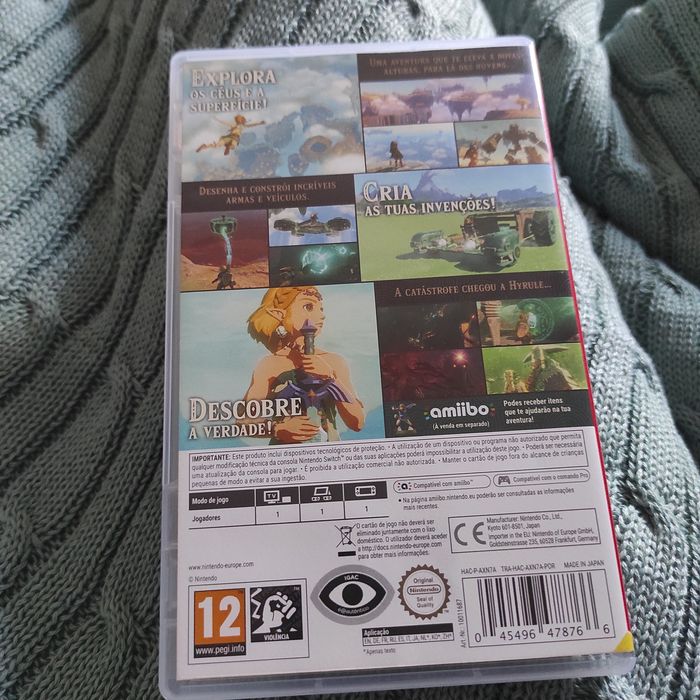 Jogo The legend of Zelda tears of the kingdom