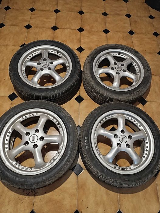 Vendo conjunto de 4 jantes R17 5x112 com pneus