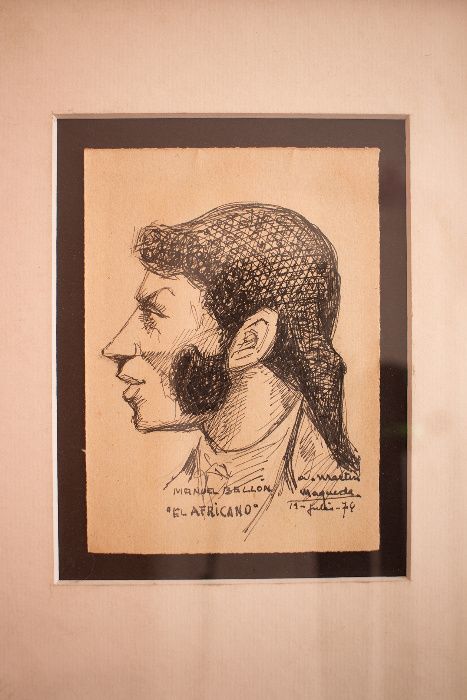 Desenho original do pintor espanhol MARTÍN MAQUEDA