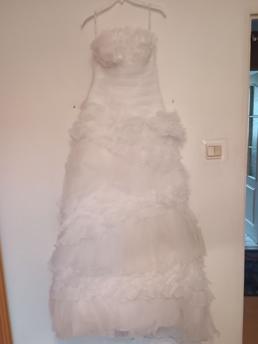 Suknia ślubna piękna 172cm rozmiar 36-38