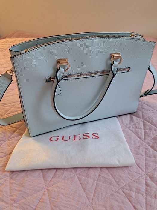 Guess torebka shopper nowa skóra saffiano
