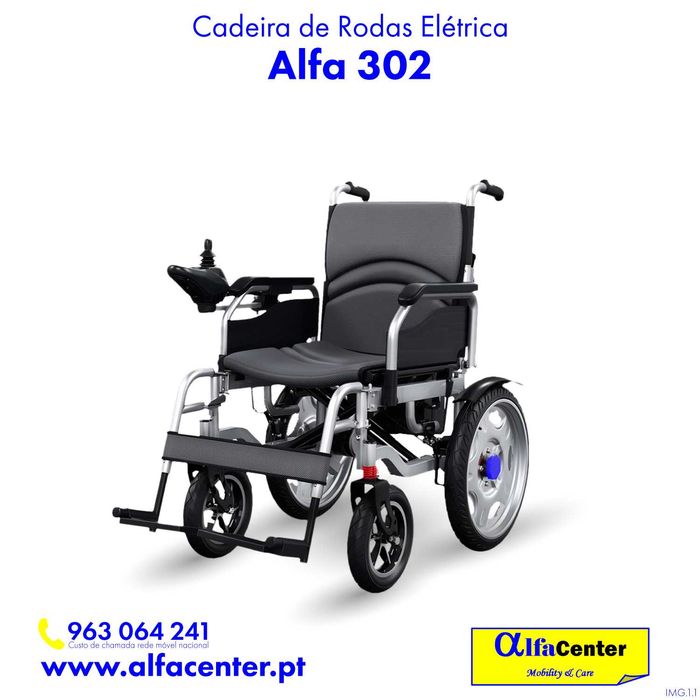 Cadeira de rodas elétrica Alfa 302 - NOVA