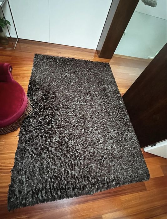 Carpete tapete castanho 2.20 - 1.60 m