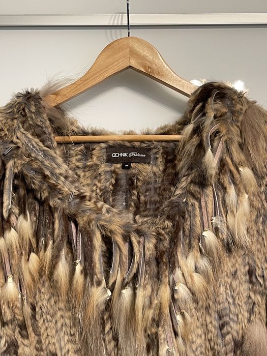 OCHNIK Boheme Kamizelka Bezrękawnik ze skóry naturalnej M