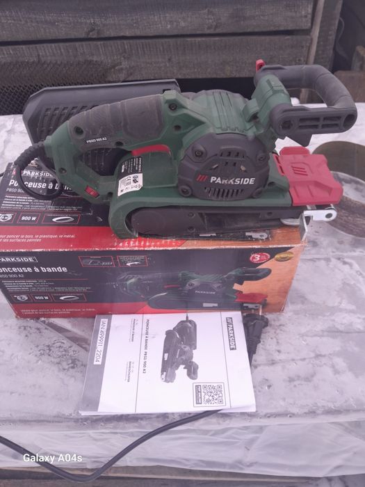 Шліфмашинка стрічкова парксайд 900вт