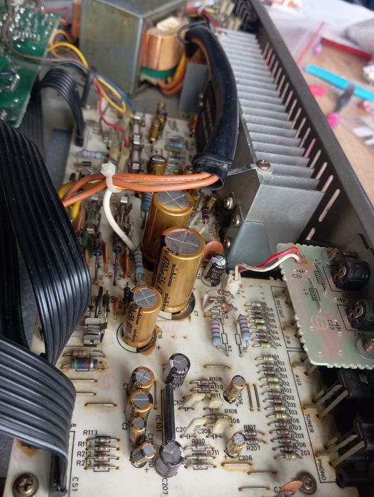Audio spa wymiana elkrolitów kondensatorów