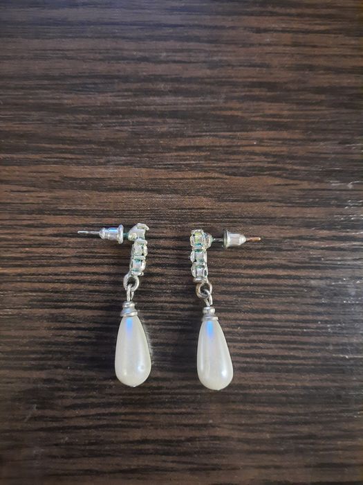 Серьги капельки сережки винтажные